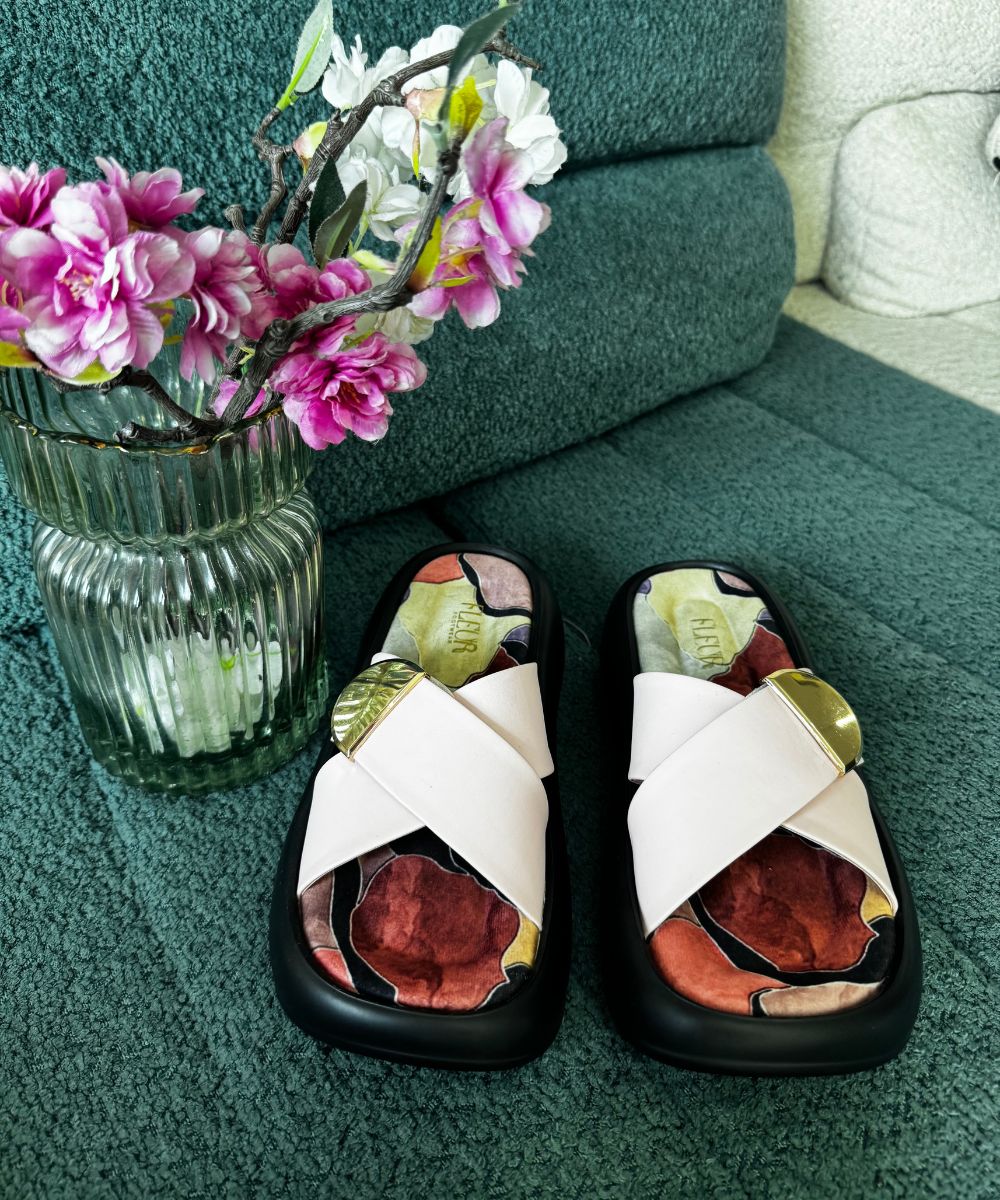 Chromatic - Strappy Velcro Platforms